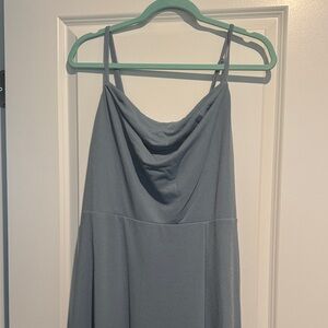 Elegant Blue Women's Dress